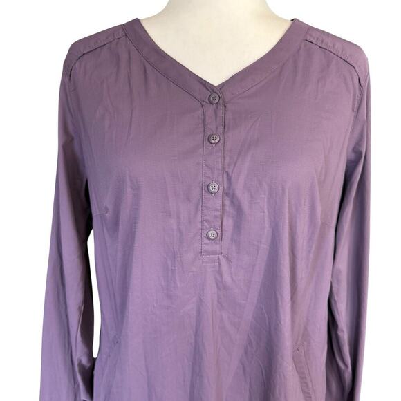 Duluth Trading Company Ladies Armachillo Cooling Shirt M Purple Athleisure - Picture 2 of 12
